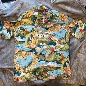 Tori Richard Colorful Hawaiian Shirt